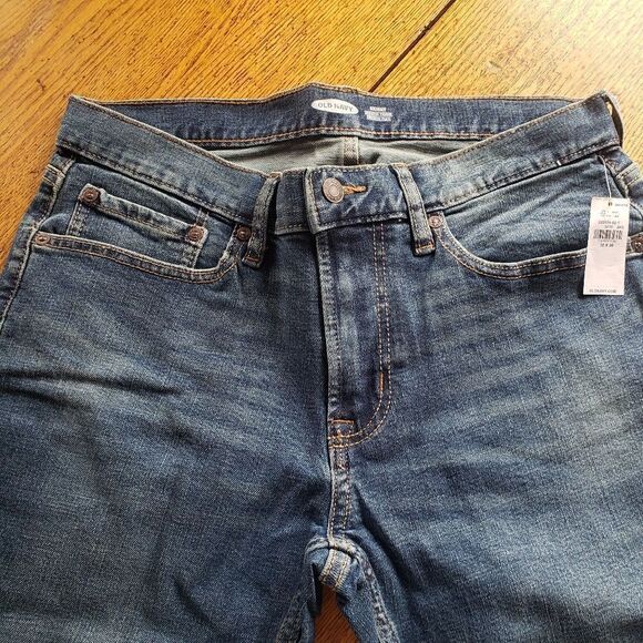 Old Navy Men's Flex Skinny 5 pocket Medium Wash Jeans 32 x 36 NIP NWT - Picture 5 of 11